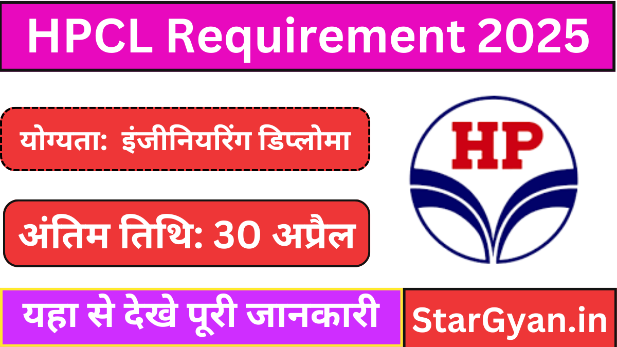 HPCL Requirement 2025