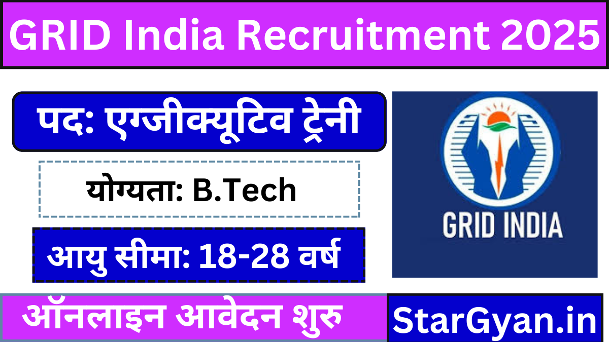 GRID India Recruitment 2025